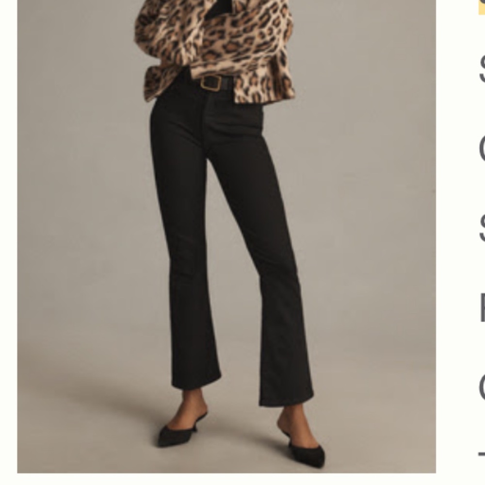 MOTHER Women's Black Straight Leg Pants